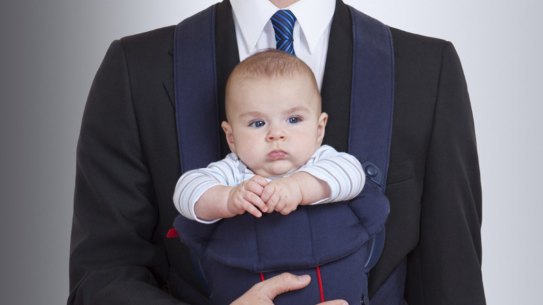 Fathers are doing a bigger share of the routine work of care like pick-ups, drop-offs, feeding and bathing.