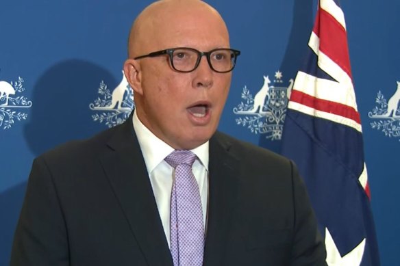 Opposition leader Peter Dutton is holding a press conference in Brisbane.