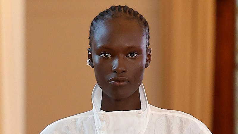 Amou Ring, an Australian model, debuts in Paris with Balenciaga