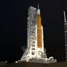 NASA’s 100-metre tall rocket is set to blast off with four astronauts on board on Thursday.