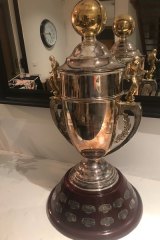 The Australia Cup for Australian soccer. It was lost for decades until it was discovered in a rubbish skip.