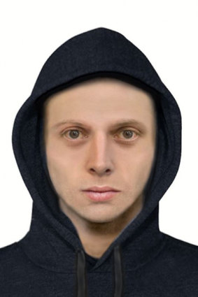 Facefit of a man police want to speak to. 