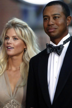 Tiger Woods and ex-wife Elin Nordegren.