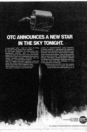 Overseas Telecommunications Commission ad in the Sydney Morning Herald, February 18, 1969