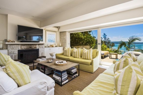 The interior of the Palm Beach home, which was in good shape, prior to the cosmetic renovation.