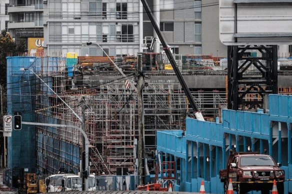 Crows Nest metro station.