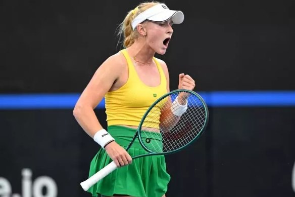 Taylah Preston’s straight-sets singles win on debut secured Australia’s BJK Cup success.