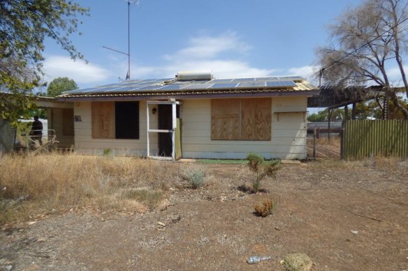 This run-down property in Coolgardie sold for the price of a car. 
