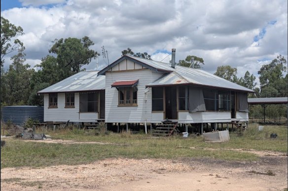 The Wieambilla property where two police officers and a civilian were killed has been listed for sale.