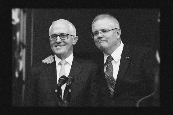 Scott Morrison displayed public support for Malcolm Turnbull two days before replacing him.