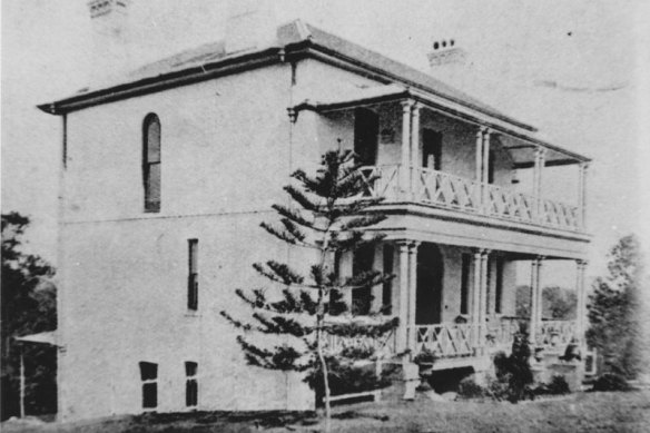 An undated photo of Toonarbin, on Dornoch Terrace in West End.