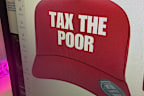 Jack Henderon’s Tax The Poor hat.