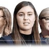 Lisa Wilkinson, Brittany Higgins and Linda Reynolds.