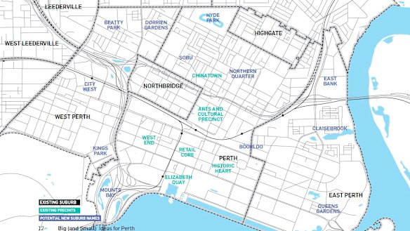 Ideas for Perth neighbourhoods. 