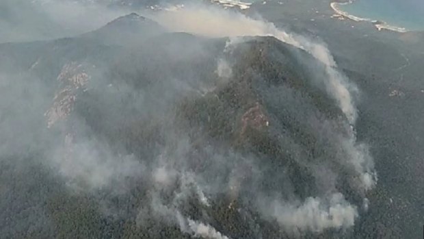 A fire is burning out of control at Wilsons Promontory. The park will be closed for the Labour Day long weekend. 