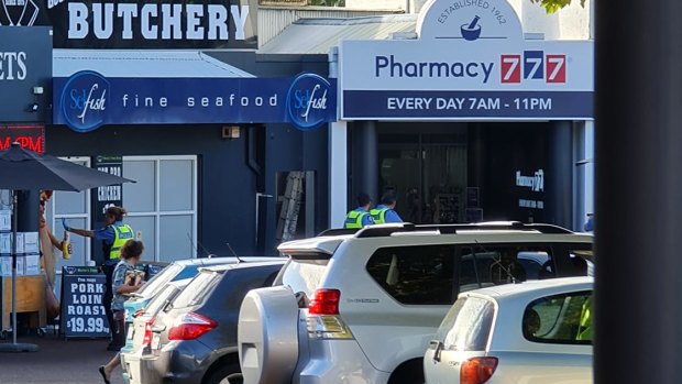 Pharmacy 777 Applecross was the target of an armed robbery on Thursday. 
