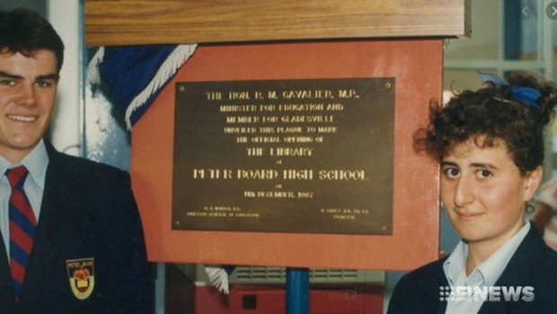 Premier Gladys Berejiklian in her days at Peter Board High School. The site is to be used for the new Macquarie Park education precinct.