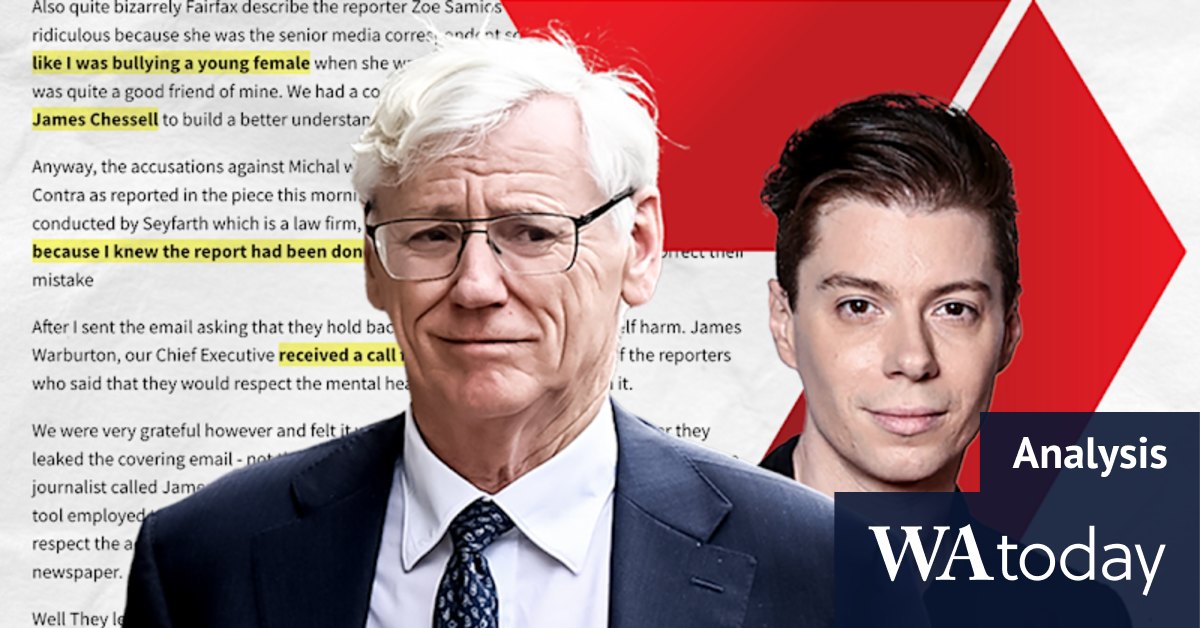 Bruce McWilliam: Outgoing Channel Seven director's text to journalists revealed - Vimarsana News