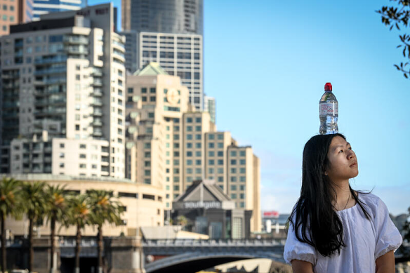Huynh, also known as Melbourne’s water bottle girl.