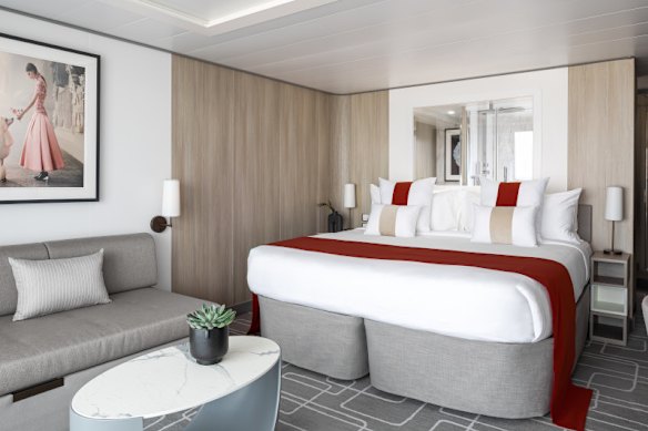 A Sky Suite cabin on a Celebrity Xcel.