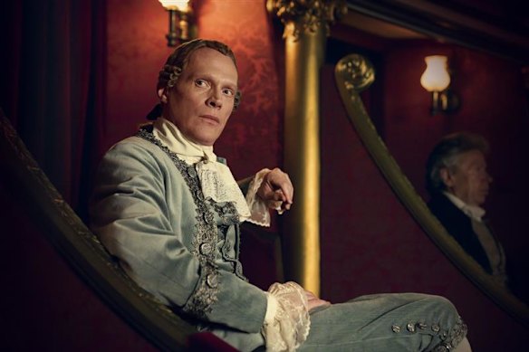 Paul Bettany as Mozart’s bitter rival  Antonio Salieri in Amadeus. 