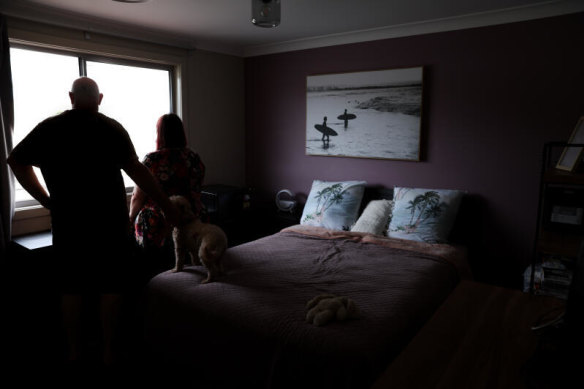 Before being removed from her foster placement, Kate used to sleep in her bed with her dog, Teddy.