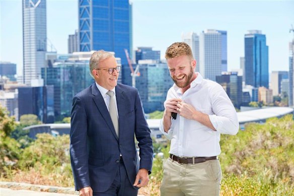 Prime Minister Anthony Albanese and former WA Labor state secretary Tim Picton.