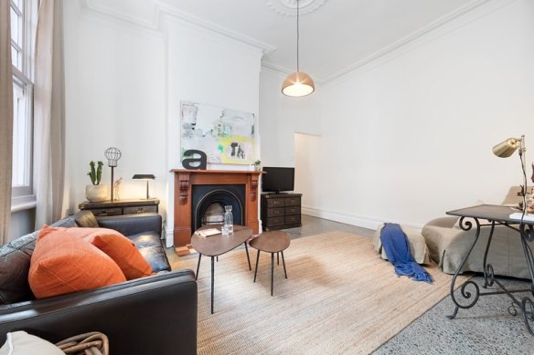 Inside 147 Easey Street, Collingwood which sold for $1,095,000 despite its dark past.