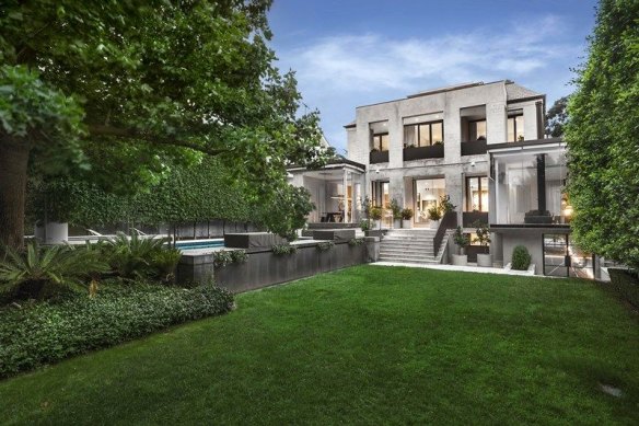 The Zagames have sold their Toorak house.