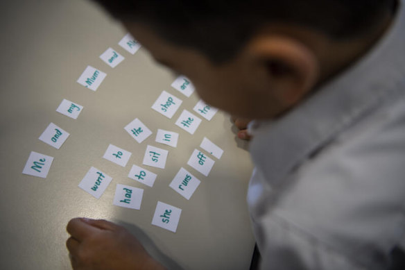 Students at Mother Teresa Primary School, Westmead, are taught to read using the word’s meaning as their guide.