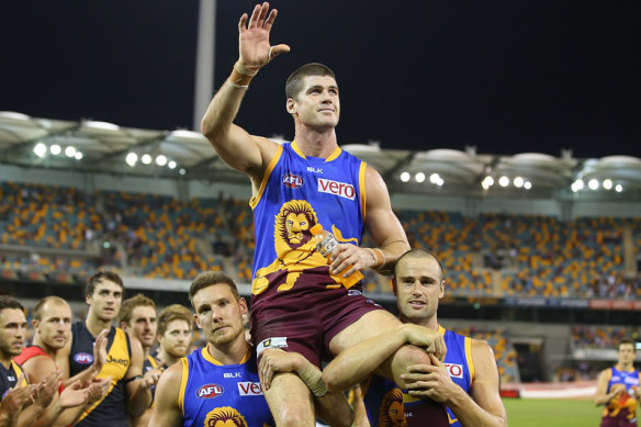 Brisbane Lions champion Jonathan Brown  finishes his career as one of the games best centre half forwards.
