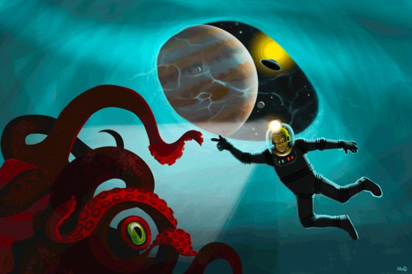 Scientists wonder if there could be life in the world-spanning oceans inside Jupiter’s icy moons. 