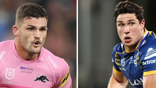 Nathan Cleary and Mitchell Moses.