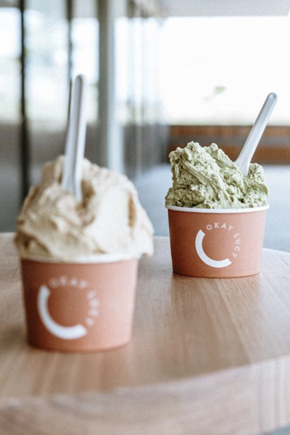 Bem, Lucy Gelato, uma sorveteria boutique em Mornington.