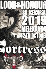 The promotional flyer for the upcoming neo-Nazi concert in Melbourne
