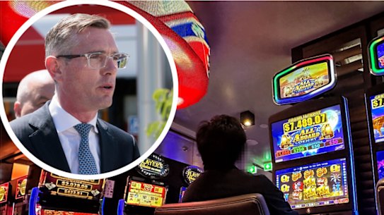 NSW Premier Dominic Perrottet says the government needs to ensure future generations do not tip their life savings into poker machines.
