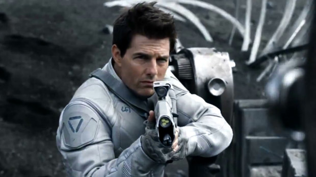 Tom Cruise in Oblivion.
