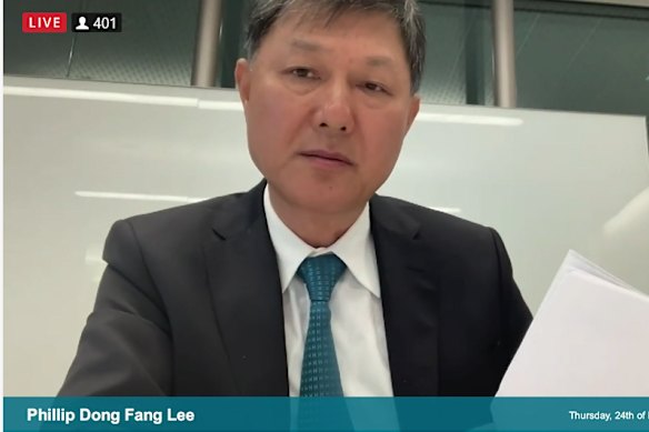 Phillip Dong Fang Lee was revealed as one of Star’s biggest customers during his evidence to an inquiry into the casino’s licence.