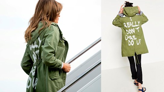 Why Melania Trump's Zara anorak is not 'just a jacket'