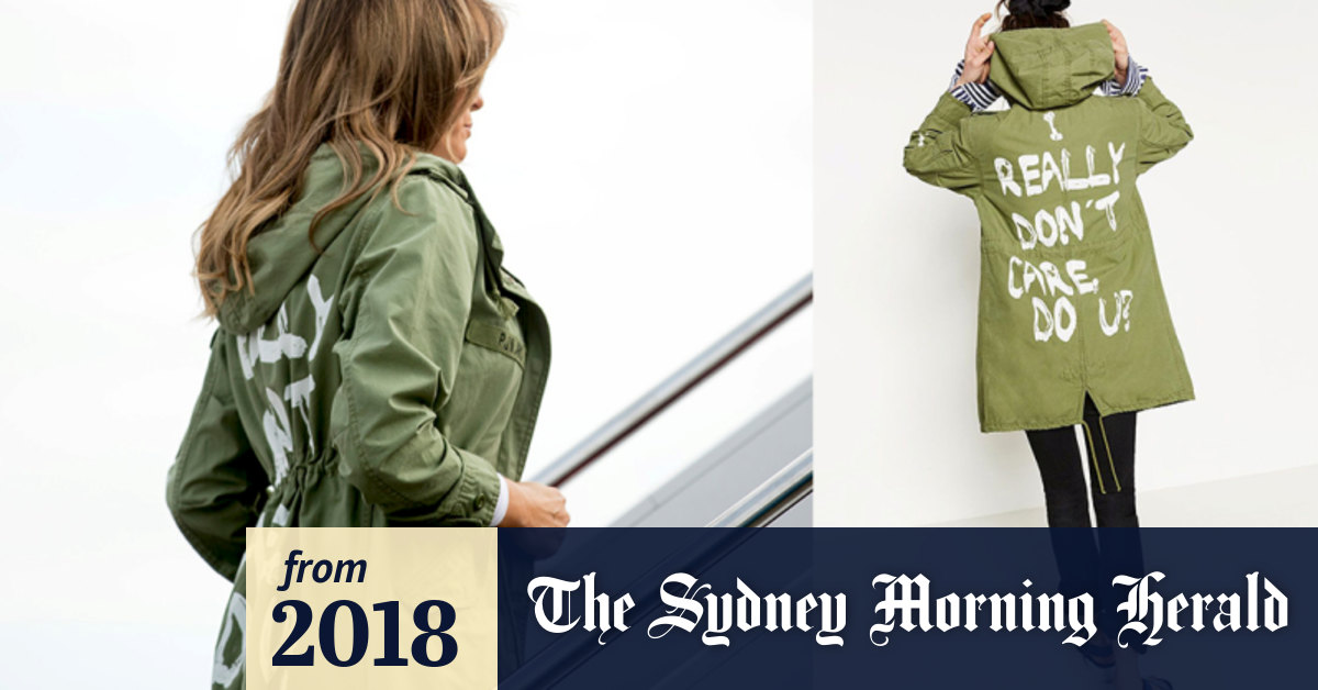 Why Melania Trump S Zara Anorak Is Not Just A Jacket