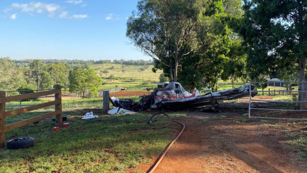 Another pilot escaped serious injury after an earlier crash-landing in the South Burnett.