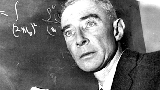 Dr Robert Oppenheimer in 1957.