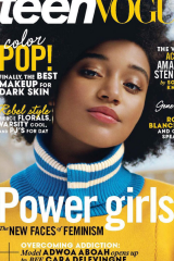 Amandla Stenberg on the cover of Teen Vogue’s ‘New Faces of Feminism’ issue.