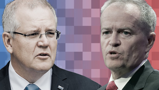 Prime Minister Scott Morrison and Opposition Leader Bill Shorten.