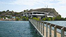 A five-star lifestyle and access to an exclusive tropical island are being used as an incentive to sign players. 