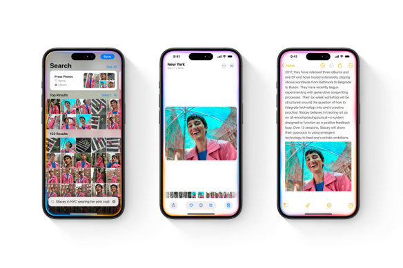 Apple’s new systesm will offer writing suggestions and create a more capable Siri.