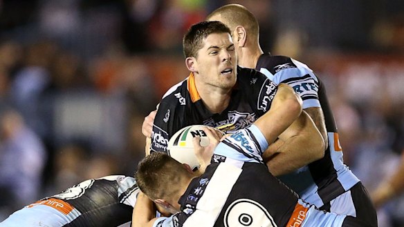 Tigers forward Matt Eisenhuth is hoping to end the career of his cousin, Paul Gallen.