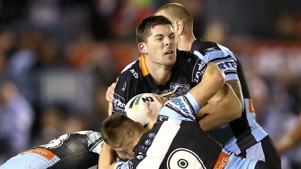 Tigers forward Matt Eisenhuth is hoping to end the career of his cousin, Paul Gallen.