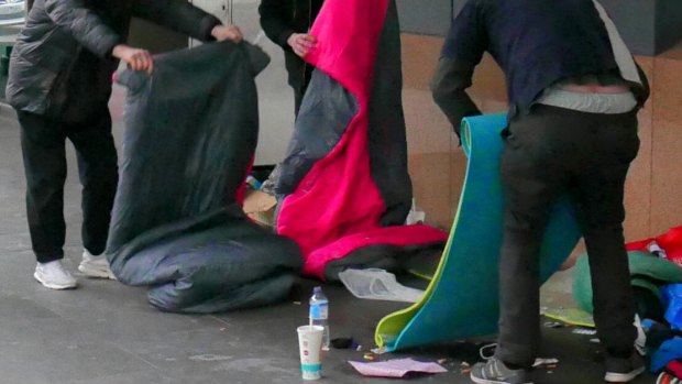 Many young people with a mental illness are sleeping rough in Melbourne.