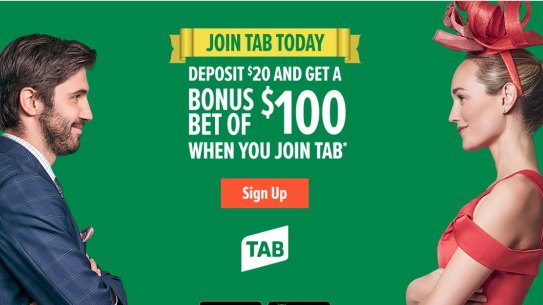 Free bet offers to sign up to gambling websites are illegal in NSW unless they are on a racing website.
